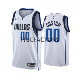 Dres Dallas Mavericks Prilagođeni Nike 2022-23 Association Edition Bijela Swingman - Muške